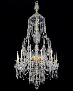 William Parker A HIGHLY IMPORTANT 12 LIGHT ENGLISH CUT GLASS GEORGE III CHANDELIER - 4690627
