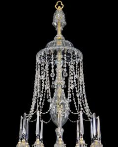 William Parker A HIGHLY IMPORTANT 12 LIGHT ENGLISH CUT GLASS GEORGE III CHANDELIER - 4690632