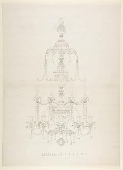 William Parker A HIGHLY IMPORTANT 12 LIGHT ENGLISH CUT GLASS GEORGE III CHANDELIER - 4690643