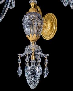 William Parker AN EXCEPTIONAL PAIR OF GEORGE III ORMOLU MOUNTED CUT GLASS WALL LIGHTS - 3791095