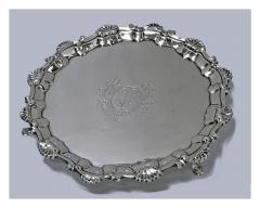 William Robert Peaston Georgian Silver Salver London 1757 William Robert Peaston - 331108