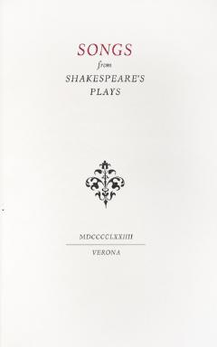 William Shakespeare Songs from Shakespeares Plays by William Shakespeare - 3015887