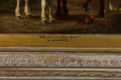 William Shayer Sr William Shayer Oil Of Stable Scene - 3189959
