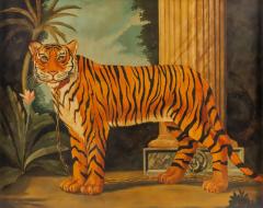 William Skilling William Skilling American British 1862 1964 Tiger Oil on Canvas Painting - 3800987