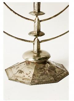 William Spratling Pair William Spratling 1900 1967 Mexican Tin Candelabras - 4308453