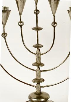 William Spratling Pair William Spratling 1900 1967 Mexican Tin Candelabras - 4308476