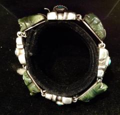 William Spratling Rare William Spratling Sterling Turquoise Frog Bracelet - 2224242