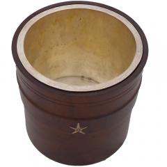 William Spratling William Sprating Wood With Silver Ice Bucket - 429073