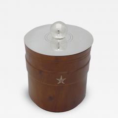 William Spratling William Sprating Wood With Silver Ice Bucket - 429115