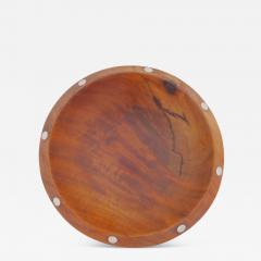 William Spratling William Spratling Inlaid Wood with Silver Dot Bowl - 429114