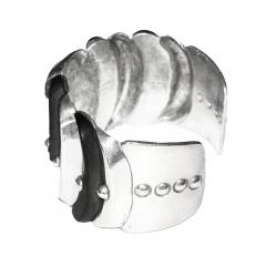 William Spratling William Spratling Silver and Ebony Cuff Bracelet 1940 - 3449333