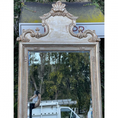William Switzer 18th C Style Charles Pollock for William Switzer Silver Giltwood Mirror - 2687854