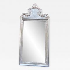 William Switzer 18th C Style Charles Pollock for William Switzer Silver Giltwood Mirror - 2688982