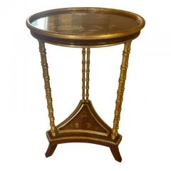 William Switzer Charles Pollock for William Switzer Bamboo Chinoiserie Side Table - 3146338