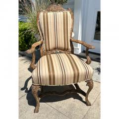 William Switzer Charles Pollock for William Switzer Dining Armchair W Scalamandre Stripe - 3155057