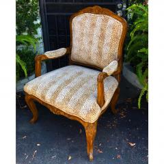 William Switzer Pair of Charles Pollock for William Switzer French Provincial Bergere Chairs - 1599013