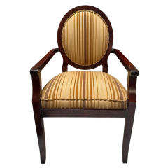 William Switzer Pair of William Switzer Chairs With New Nancy Corzine Silk Velvet Strip - 3992232