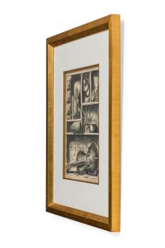 William Ward Beecher Lithograph Still Life Titled Seance  - 4514592