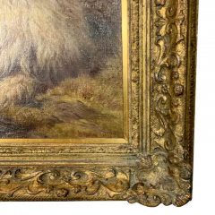 William Watson Victorian Oil On Canvas Of Sheep By William Watson - 2565735