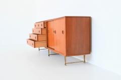 William Watting William Watting sideboard in walnut and brass Fristho The Netherlands 1954 - 3790219