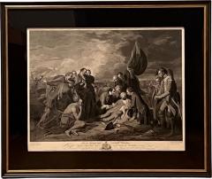 William Woollett The Death of General Wolfe Engraving by William Woollett after Benjamin West - 4006203