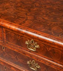 William and Mary Inlaid Olivewood Chest of Drawers - 3718392