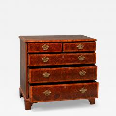 William and Mary Inlaid Olivewood Chest of Drawers - 3720421