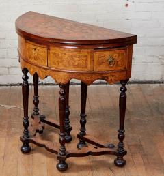 William and Mary Marquetry Card Table - 2619628