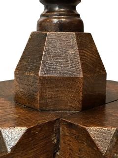 William and Mary Oak Candlestand - 3787167
