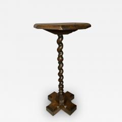 William and Mary Oak Candlestand - 3801167