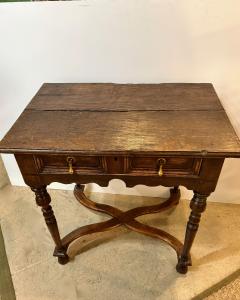 William and Mary Oak Dressing or Writing Table c 1690 - 4572425