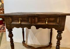 William and Mary Oak Dressing or Writing Table c 1690 - 4572426