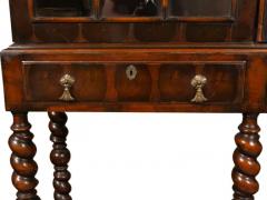 William and Mary Style Walnut Cabinet On Stand - 4143505