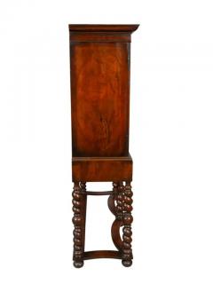William and Mary Style Walnut Cabinet On Stand - 4143514
