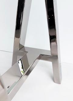 Williams Sonoma Williams Sonoma Home Mason Sawhorse Glass Top Table Writing Desk - 4663536