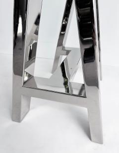 Williams Sonoma Williams Sonoma Home Mason Sawhorse Glass Top Table Writing Desk - 4663558
