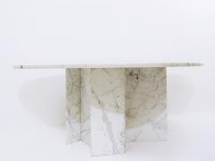 Willy Ballez Mid Century RHEA Marble Dining Table by Willy Ballez - 2542176