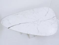 Willy Ballez Mid Century RHEA Marble Dining Table by Willy Ballez - 2542181