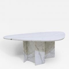 Willy Ballez Mid Century RHEA Marble Dining Table by Willy Ballez - 2544835