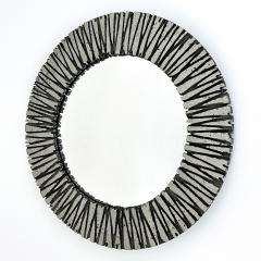 Willy Ceysens Willy Ceysens Brutalist Aluminum Wall Mirror - 3000534