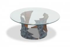 Willy Ceysens Willy Ceysens Coffee Table in Solid Bronze Glass 1970s - 844934