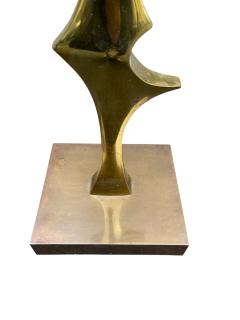 Willy Daro 1970s Sculptural bronze Floor lamp by Willy Daro - 4494068
