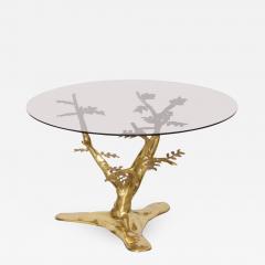 Willy Daro Brass Tree Sculpture Coffee Table in the manner of Willy Daro - 540521