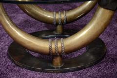 Willy Daro Massive bronze elephant trunk Cocktail Table - 854236