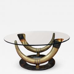 Willy Daro Massive bronze elephant trunk Cocktail Table - 856250