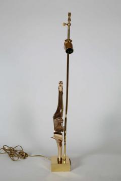 Willy Daro Pair of peacock table lamps - 726614