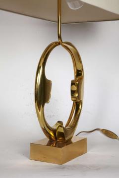 Willy Daro Pair of sculptural bronze lampsby Willy Daro - 1208206