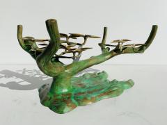 Willy Daro Willy Daro Brass Bonsai Tree Coffee Table in Verdigris Patina - 769658