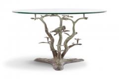 Willy Daro Willy Daro Bronze Coffee Table with Glass Top 1960s - 669337