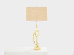 Willy Daro Willy Daro bronze sculpture table lamp 1970 - 4174212
